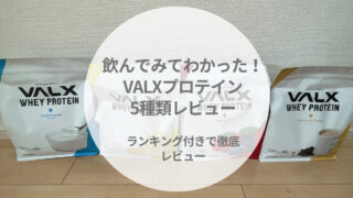 【レビュー】VALXのプロテイン5種類飲んで分かった、本当におすすめできる味ランキングTOP5